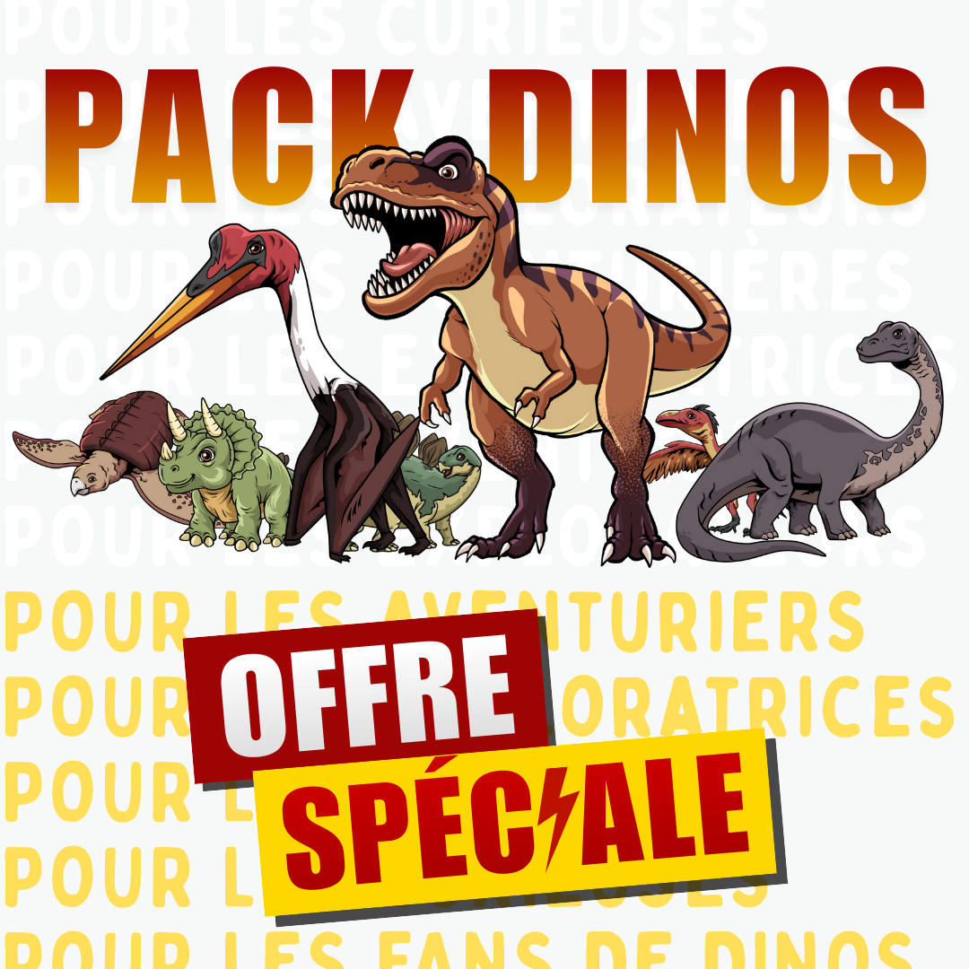 PACK Dinosaures