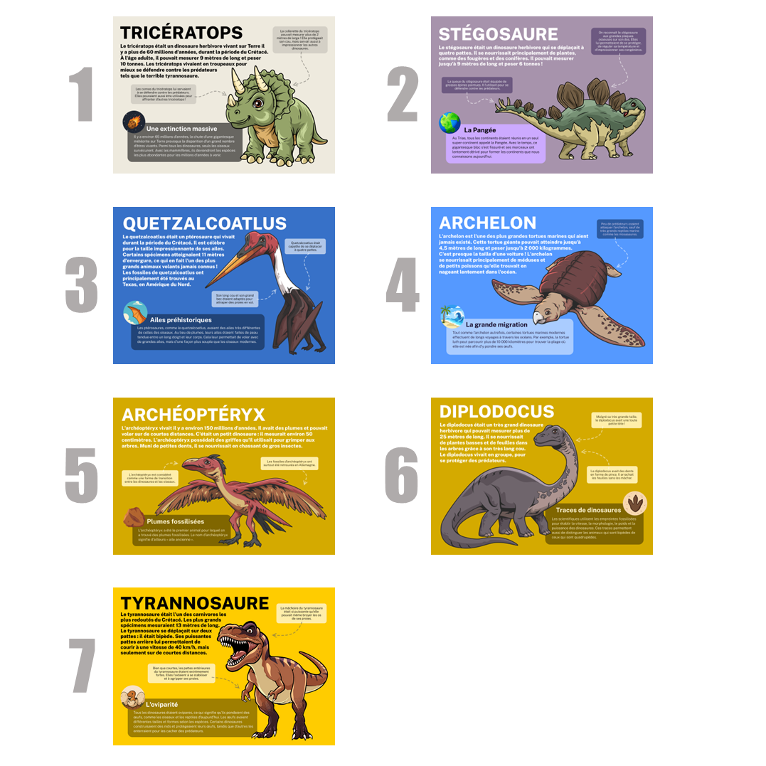 PACK Dinosaures